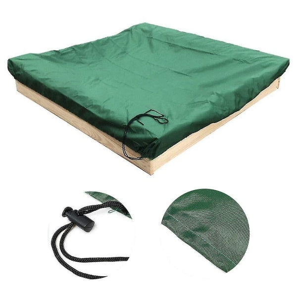 Dustproof cover for sandbox Waterproof sandbox pool cover black 150x150x20cm black 150x150x20cm - Image 4