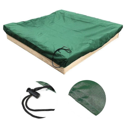 Dustproof cover for sandbox Waterproof sandbox pool cover black 150x150x20cm black 150x150x20cm - Image 4