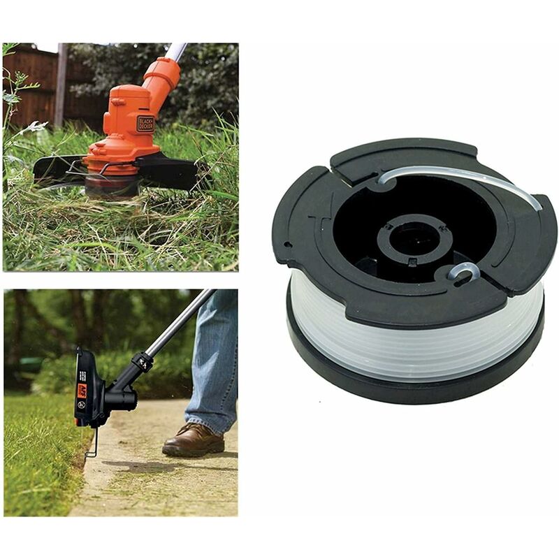 Black & Decker lawn mower spool, 6-pack, black - Image 2