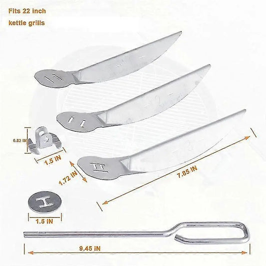 Weber 22-inch One-Touch Ash Cleaning System, Fits Master-Touch/Performer/Original Series Grills (FMY) Silver - Image 2