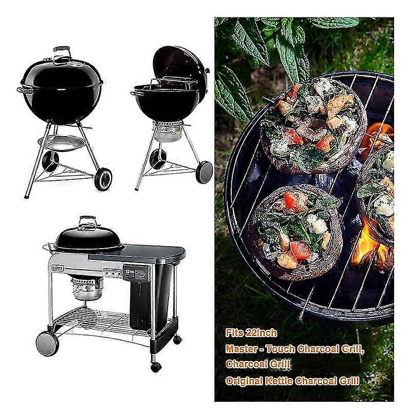 Weber 22-inch One-Touch Ash Cleaning System, Fits Master-Touch/Performer/Original Series Grills (FMY) Silver - Image 4