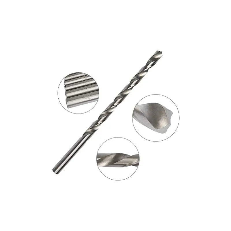 Extra long twist drill, HSS twist drill length 160 mm Drilling tool for wood, metal and steel Twist drill 3 mm - Image 3