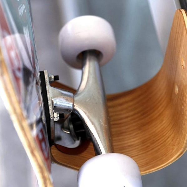 Guitar Skateboard Wall Hanger Unique Design Bent Wood Guitar Hanger Wall Mount Guitar Holder Acoust -suzuka null none - Image 3