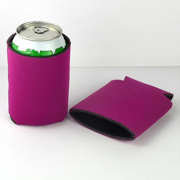 10pcs Neoprene Beer Can Coolers Drink Bottle Holders Insulation Sleeve - Image 2