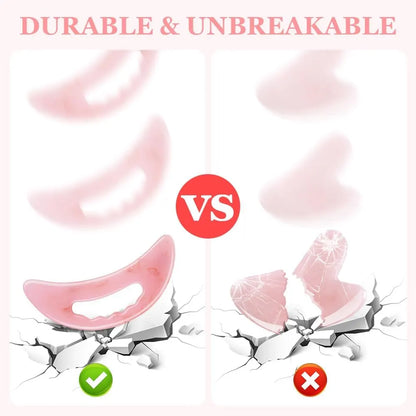 Large Gua Sha Massager, Lymphatic Drainage & Cellulite Massage for Legs, Face, Back & Pain Relief Pink-B - Image 4