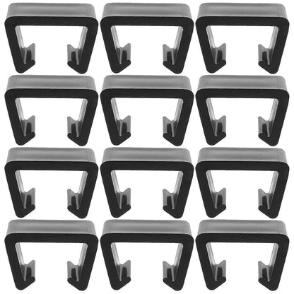 12pcs Garden Furniture Clamps Patio Furniture Clamps Outdoor Sofa Patio Furniture Coupling Clamps