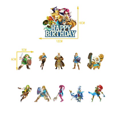 The Legend of Zelda Party Decorations: Complete set for a Hyrule-themed birthday party! Package 1 18Pcs Balloons Set Package 1 18Pcs Balloons Set - Image 5