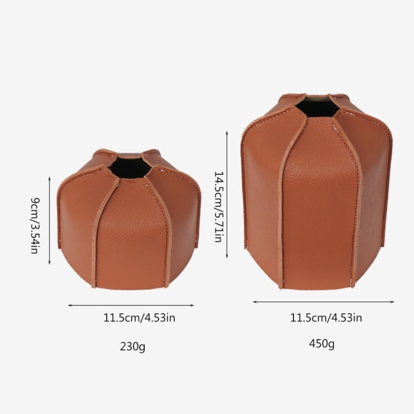 Gas Tank Protector Cylinder PU Leather Gas Tank Protective Case Propane Gas Cylinder Protection Gas Fuel Tanks Gas Tank Protection 450g - Image 5