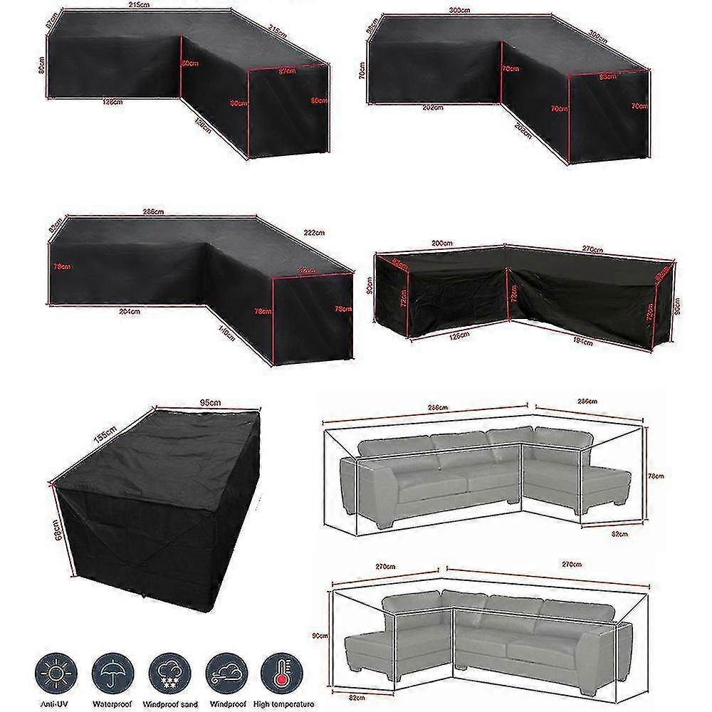 High quality waterproof furniture cover 260*192*82cm 260*192*82cm - Image 5