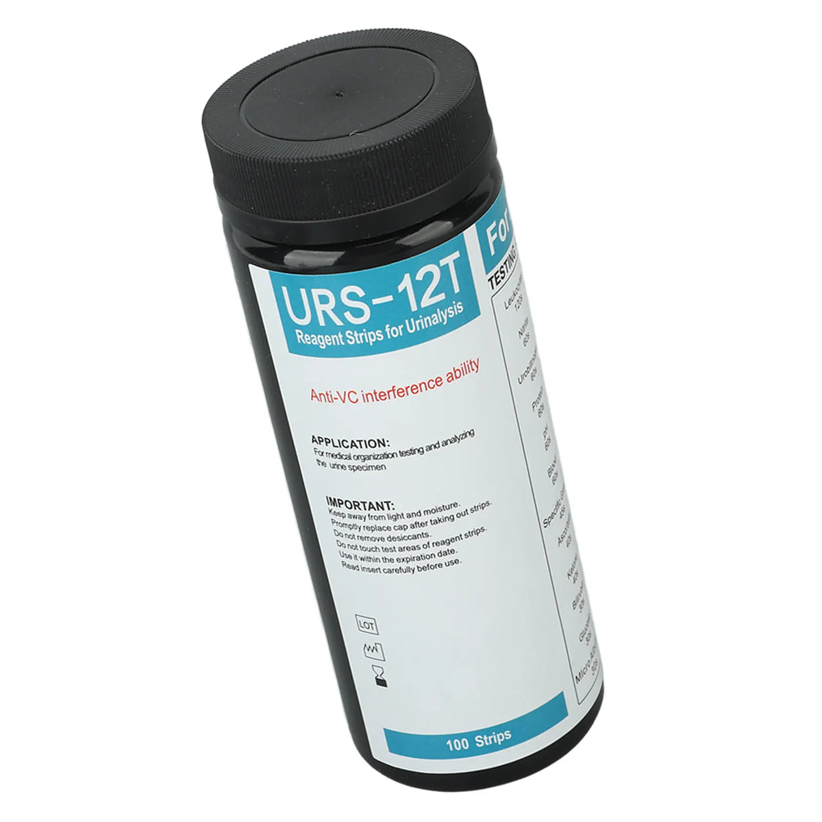 100pcs Urine Test Strips Rapid Diagnostic Urine Test Strips Portable 12-Parameter Glucose Test Strips for Home, Hospital and Laboratory Use 0.1 - Image 8