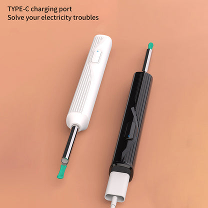 ST 1080P Wireless Ear Cleaning Otoscope Ear Cleaning Tool Black 8 PCS Set - Image 7