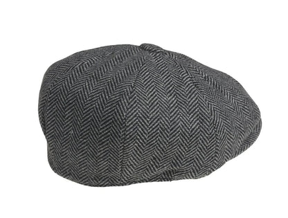 2023 Retro Newsboy Caps Men Octagonal Hats Peaky Blinders Newsbo Black - Image 5