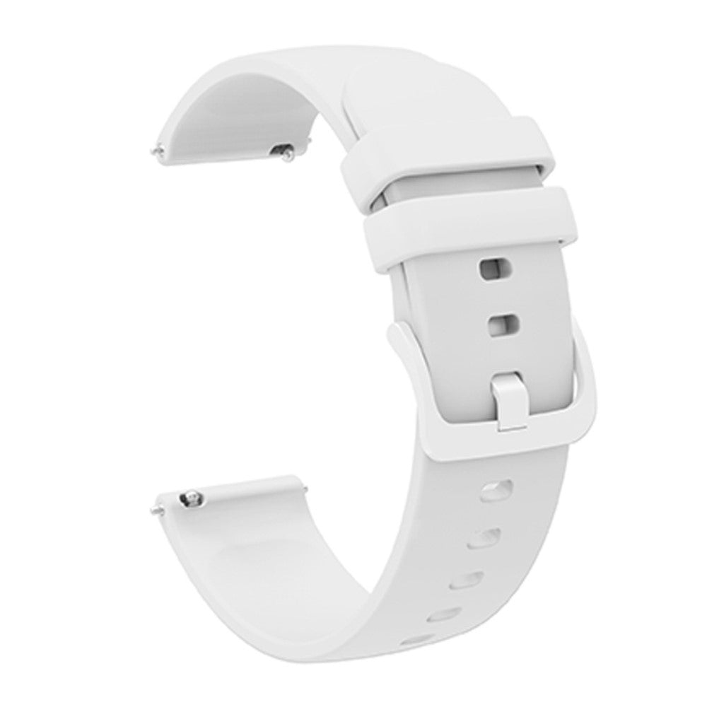 SKALO Silicone Strap for Amazfit GTR 2/2e - Multiple Colors White White - Image 2