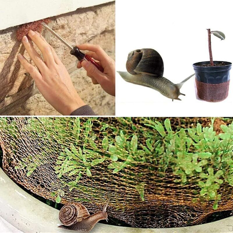 Copper net, 6m roll for snails, mice, birds, nematodes - Garden rodent protection - Image 2