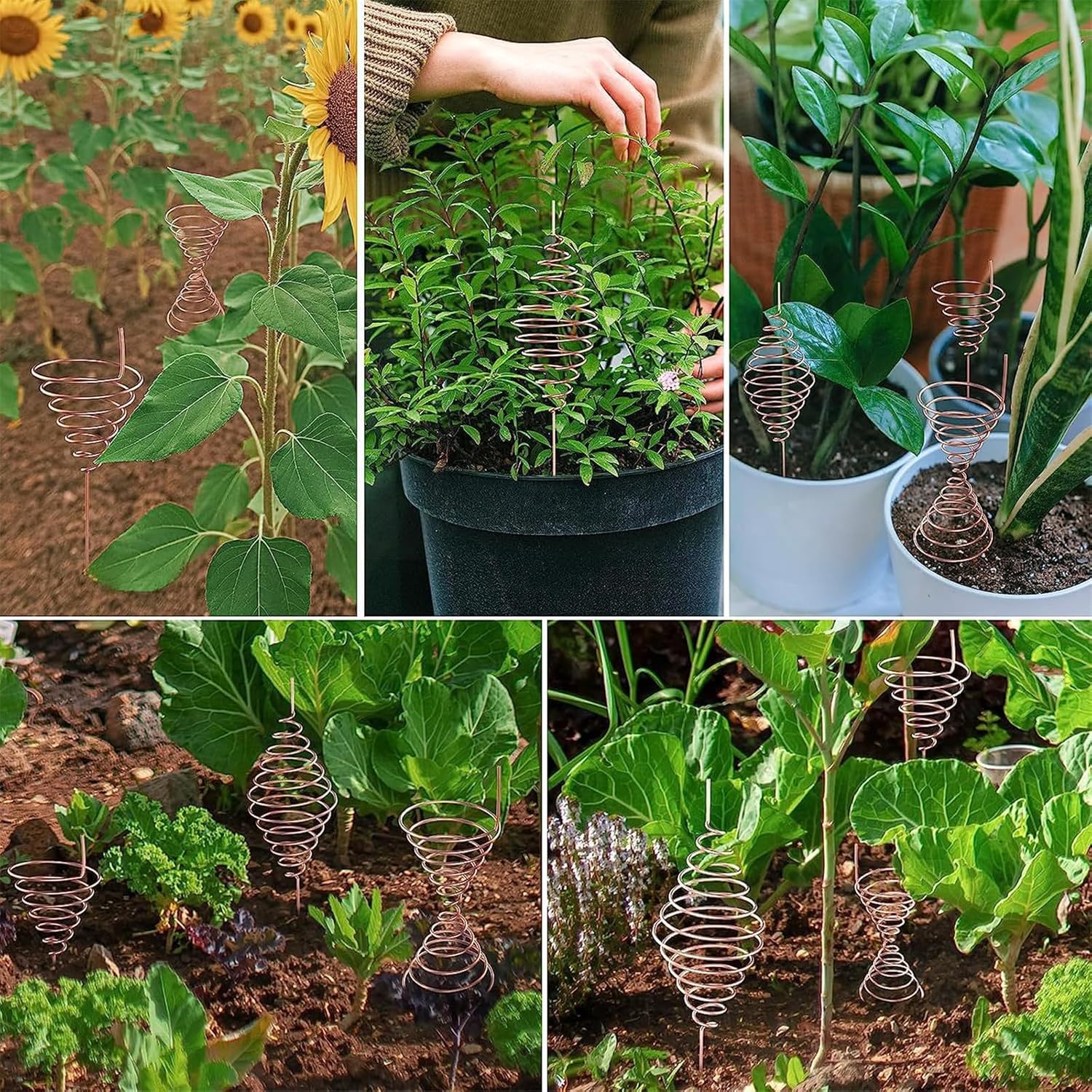 20 m copper wire for gardening and plants, pure copper wire for air plant stands and vegetable growing - Image 4