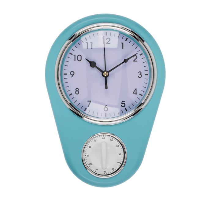 High Quality New Wall Clock & Timer - Clock with Timer Function Blue blue blue 435 - Image 3