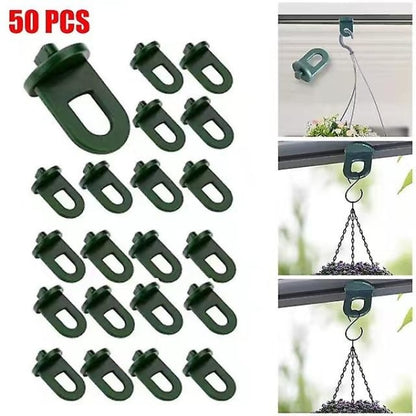 Greenhouse Clamps Set of 50 with Extra Strong Grip and Eyelets - The Best Trellis and Plant Holder for Your Greenhouse - Greenhouse Accessories - Image 2