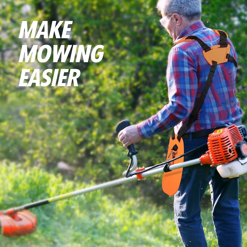 Universal Adjustable Comfort Double Strap Harness for Brushcutter Lawn Mower - Image 5