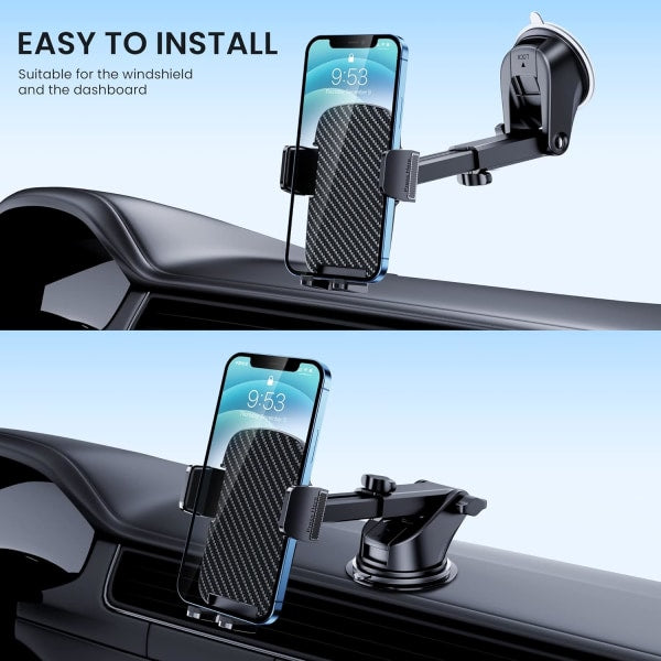 Car Phone Holder [Military Suction] Car Phone Holder 360° Suction Cup Fixed Car Phone Dashboard Portable Car Holder Universal Car GPS_max - Image 2