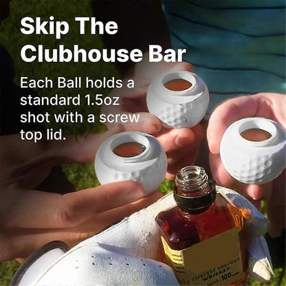 pcs Golf Ball Shaped Shot Glasses Golf Ball Shot Glasses Cool Golf Ball Shot Glasses Perfect Gift for Golf Enthusiasts - Image 5