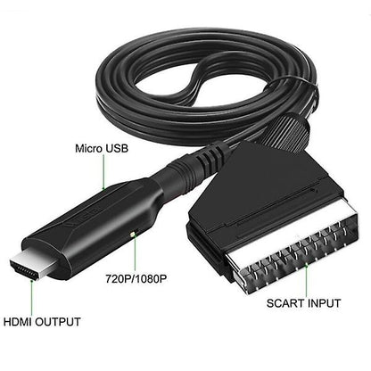 Scart to HDMI Converter, All-in-one Scart to HDMI Adapter, 1080P - Image 4