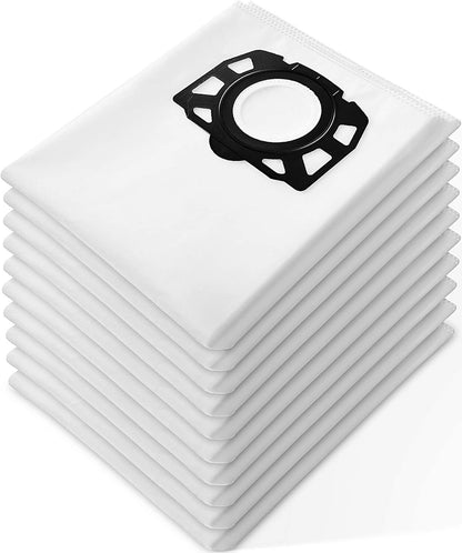 10 pcs vacuum cleaner bags compatible with Kärcher vacuum cleaners wd4 wd5 wd6 mv4 mv5 mv6