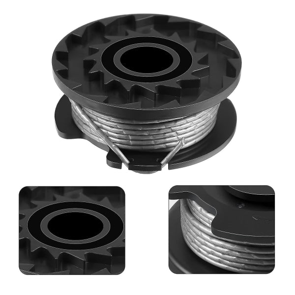 6-pack F016800569 Trimmer line spool and line for Bosch EasyGrassCut 23, 26, 18, 18-230, 18-260, 18-26 Replacement—max - Image 3