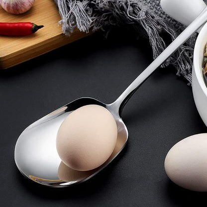 Large Stainless Steel Spoons, Serving Spoons for Hotel Meals - Image 4