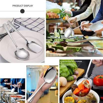 Large Stainless Steel Spoons, Serving Spoons for Hotel Meals - Image 6