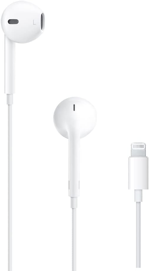 EarPods with Lightning connector, Apple iOS fully compatible with wired control, calls, karaoke, noise cancellation Style 1
