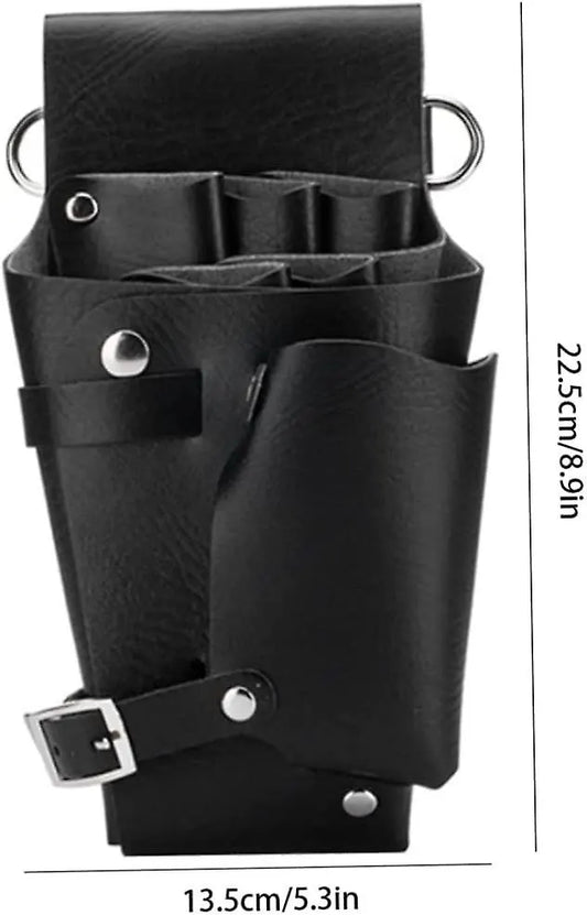 Waist Bag Scissors Comb Bag Hairdressing Tools Pockets Salon Leather Barber Pockets Universal - Image 2