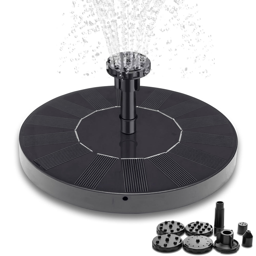 Promotion at a low price! Fountain - Solar Fountain / Water Fountain Solar Cell - 16 cm Black Black Black