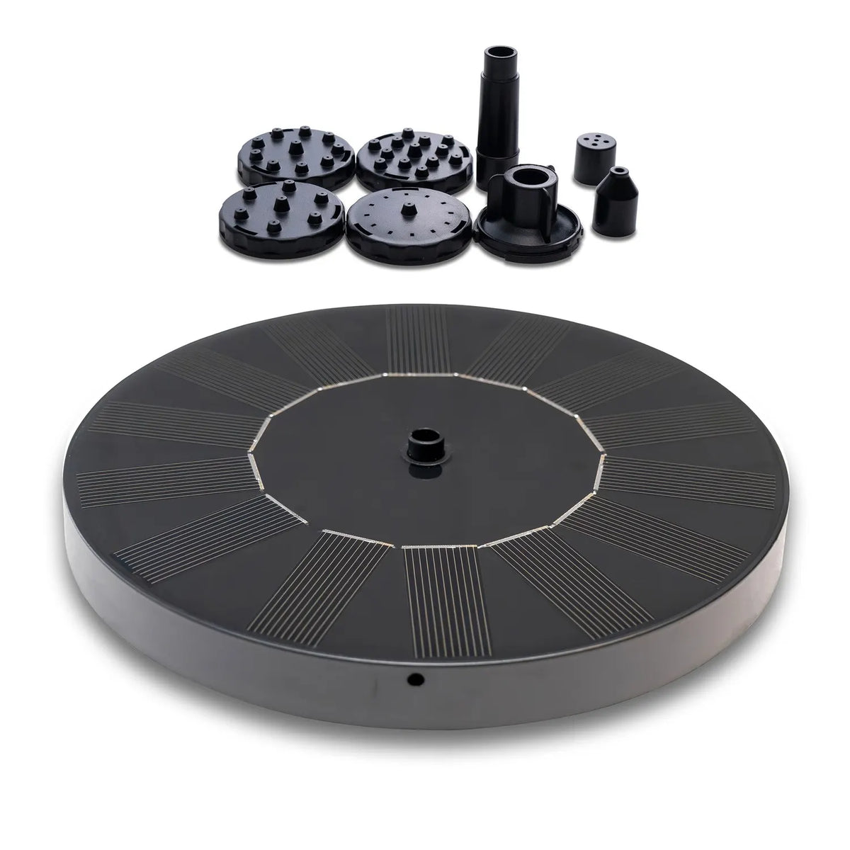 Promotion at a low price! Fountain - Solar Fountain / Water Fountain Solar Cell - 16 cm Black Black Black - Image 3