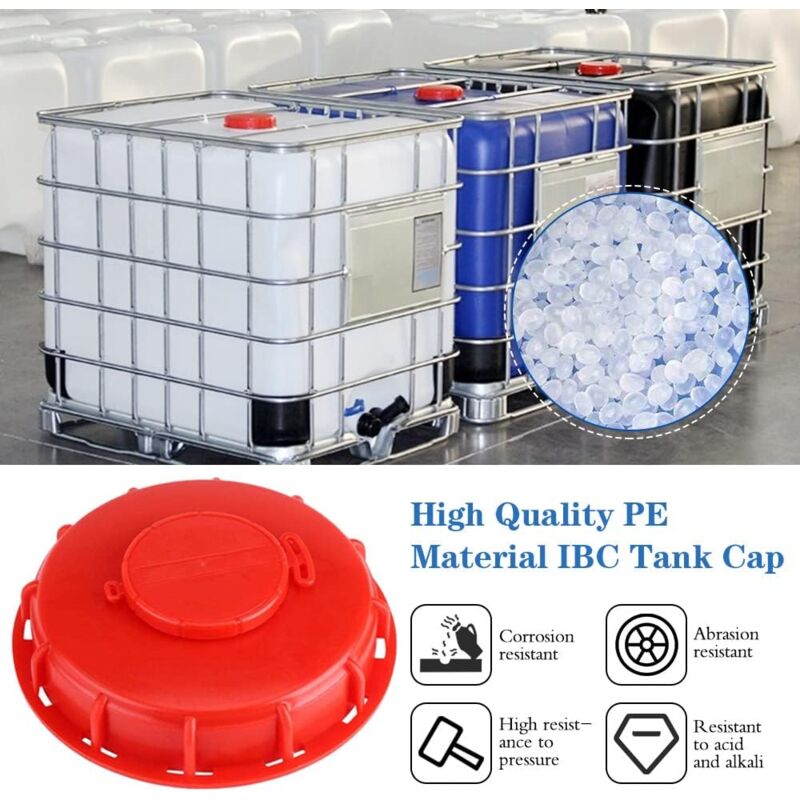 IBC Tank Lid 163mm 1000l IBC Tank Lid IBC Container Lid Lid Ventilated IBC Water Tank Lid Lid for 1000L Water Tank - Image 2