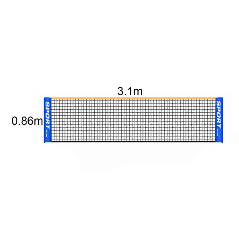 Portable Badminton Tennis Net Sports Replacement Training Net Outdoor 3/4/5/6M 3.1M - Image 5