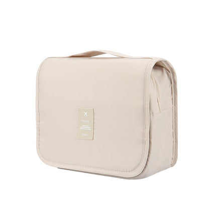 Hanging Toiletry Bag for Women Travel Toiletry Bags with Hook Beige - Image 7
