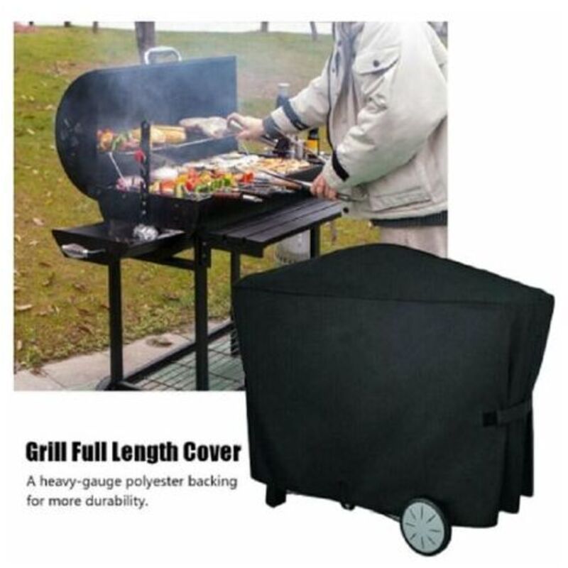 Weber Q3000 Q2000 Waterproof Cover Outdoor Garden Grill 112.4 x 64.1 x 95.6 cm, DEBUNS - Image 5