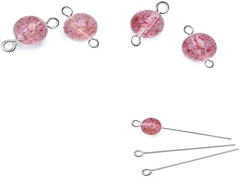 300pcs 4cm 304 Stainless Steel Open Eye Pins Head Pins for Jewelry Making, (Silver) Silver Silver Silver - Image 6