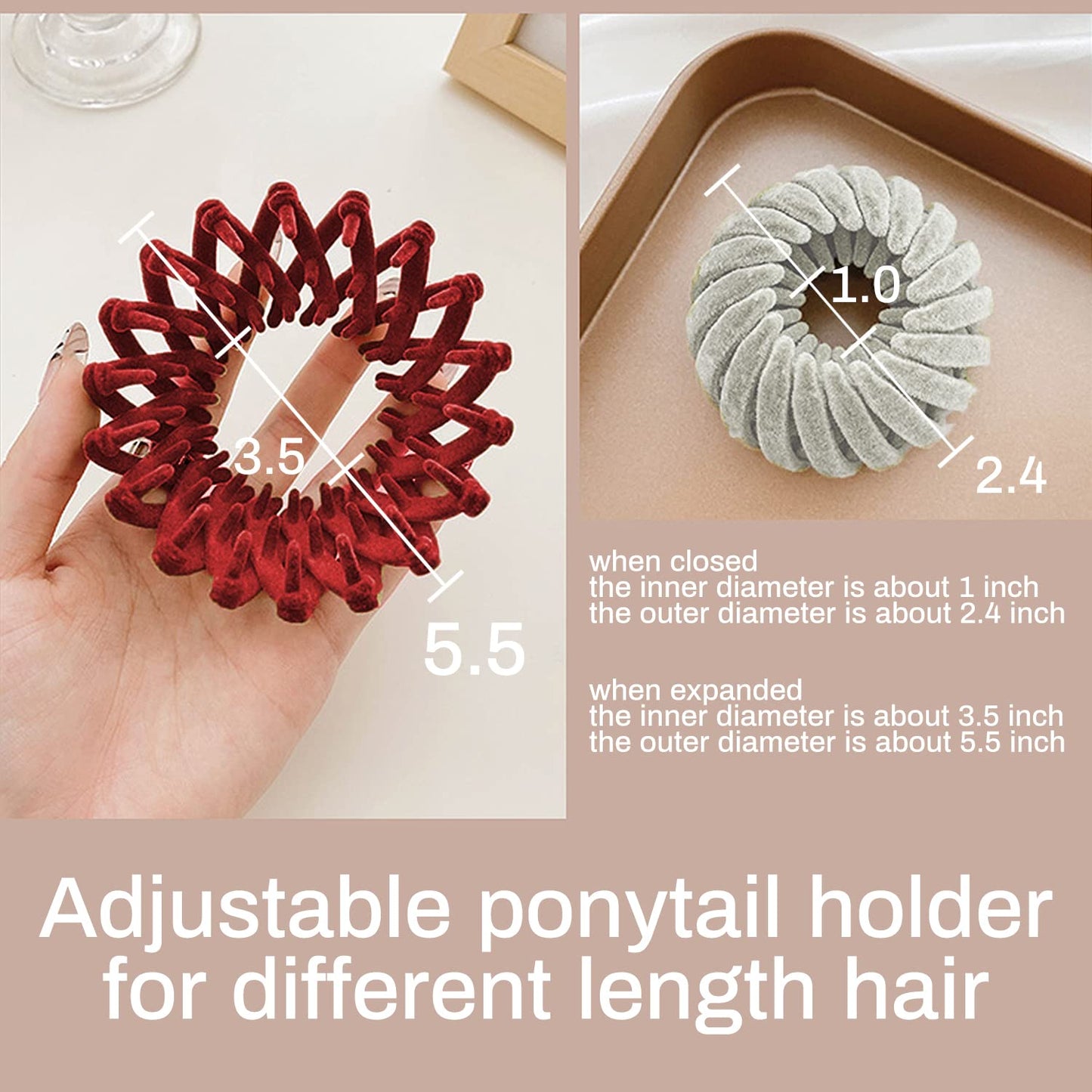 Magic Hair Clip Bird's Nest Zabernim Magic Hair Clip Bird's Nest Hair Clip Lazy Hair Clip Bird's Nest Flat Ponytail Lad - Image 2