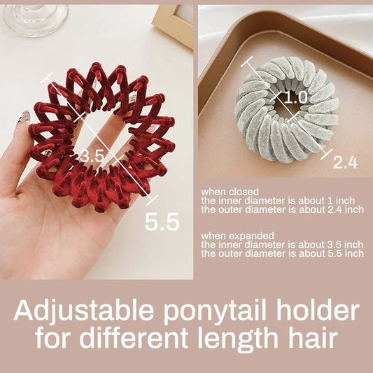 Magic Hair Clip Bird's Nest Zabernim Magic Hair Clip Bird's Nest Hair Clip Lazy Hair Clip Bird's Nest Flat Ponytail Lad - Image 2