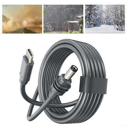 Power Cable compatible with Starlink Mini, Waterproof DC Male to USB-C (2 m) 2M - Image 4