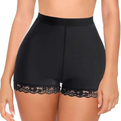 Women's Body Haper Padded Butt Lifter Panty Butt Hip Enhancer Fake Bum hapwear shorts Push Up shorts - Perfet Black Black S - Image 3