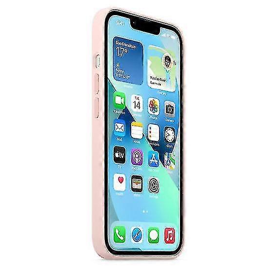 Silicone Case with MagSafe for iPhone 13 Chalk Pink - Image 3