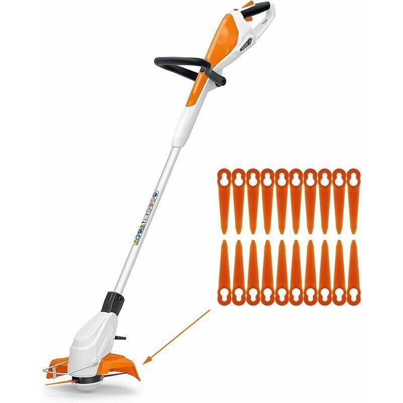 Pack of 100 Compatible Blades for Stihl PolyCut 2-2 PolyCut 3-2, FSA 45 FSA 57 FSE 52, Plastic Blades for Stihl Cordless Trimmer..DEBUNS - Image 5