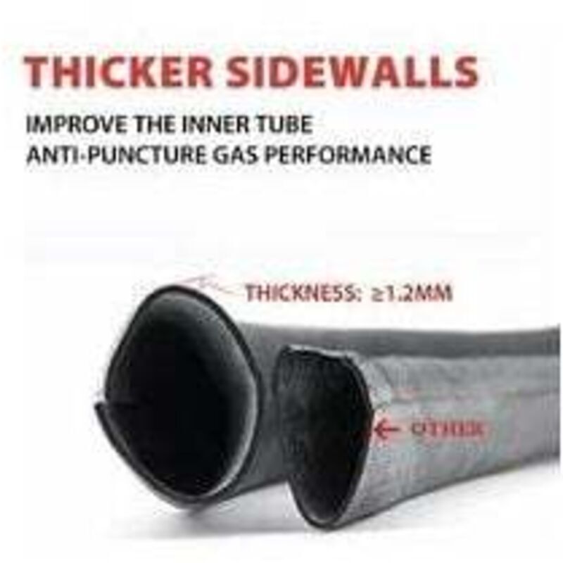 Hose 4.10/3.50-4 Inner Tube with Valve Stem for Wheelbarrow Lawnmower Stroller Generator Garden Cart.. - Image 3