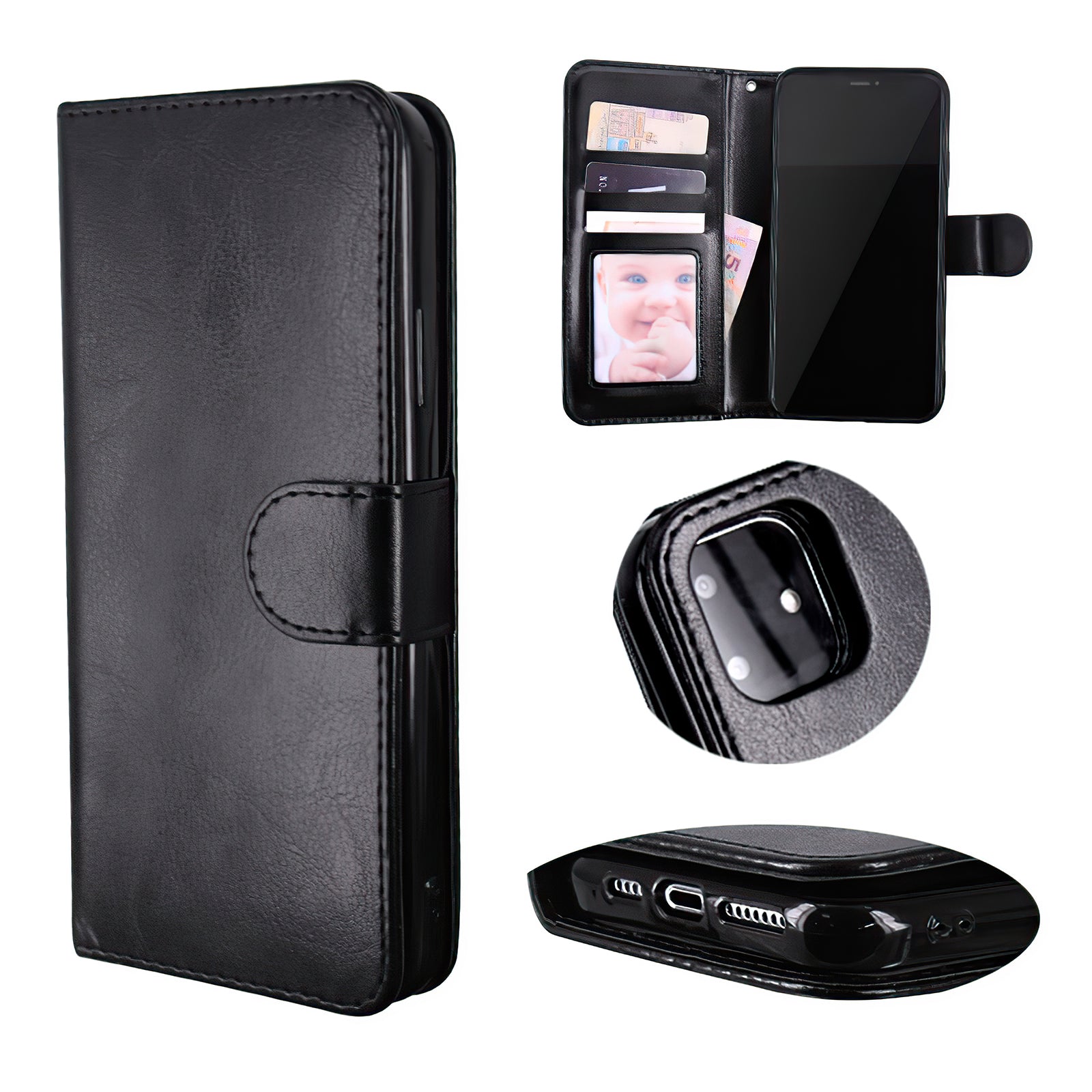 iPhone 12 - Leather Case / Protection Pink - Image 2