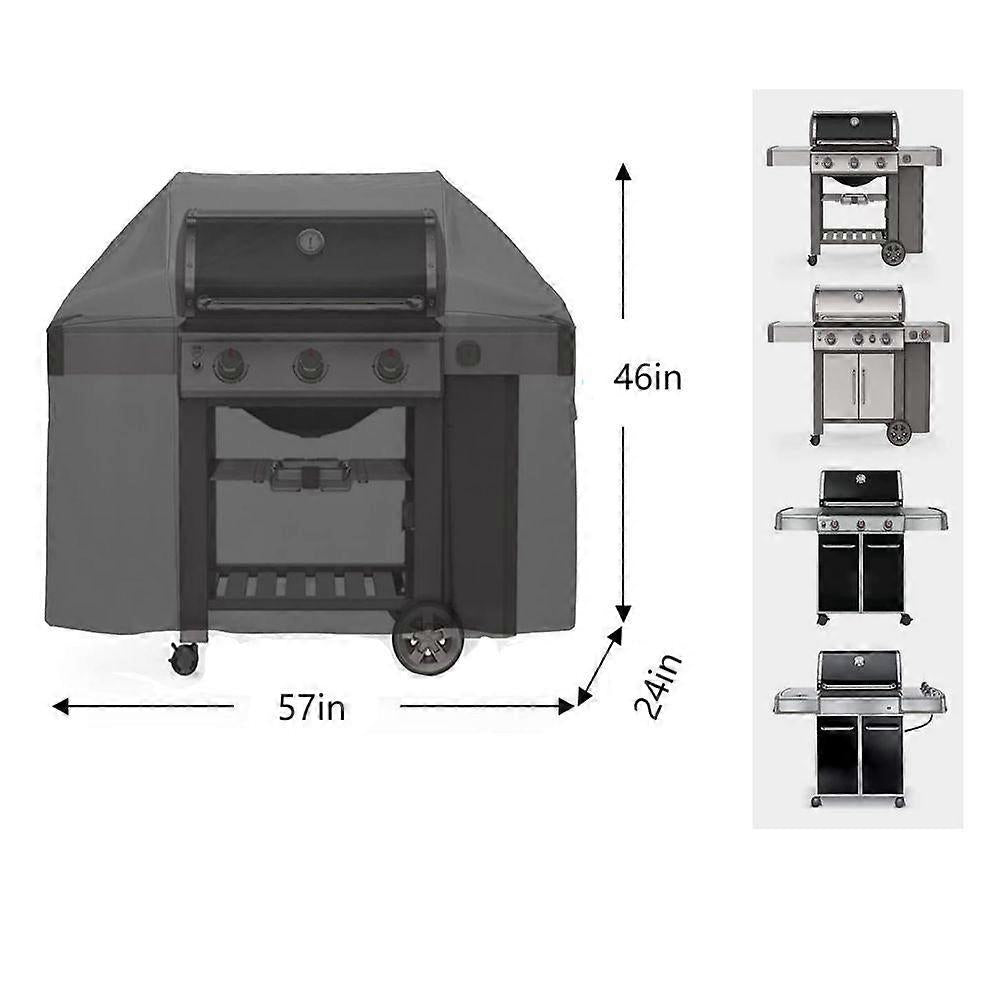 Grill Cover Compatible with Weber Genesis II/300 Series - 145cm Waterproof - Image 2