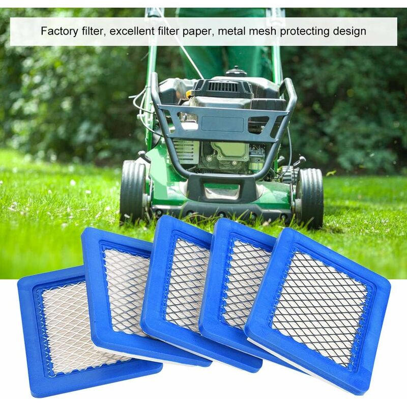 Briggs Stratton 491588 Air Filter - 5-pack Replacement Filters for Lawn Mowers - Image 2