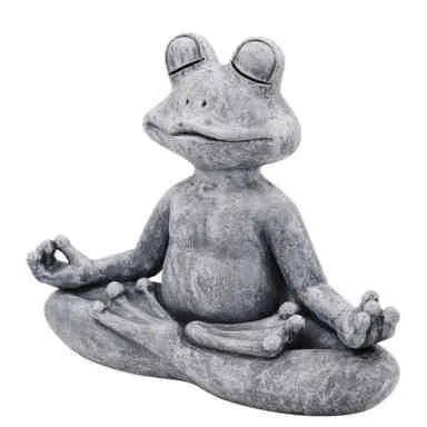 Meditating Frog Meditation Frog Outdoor Decoration Garden Statue Resin Ornaments Garden Courtyard Design