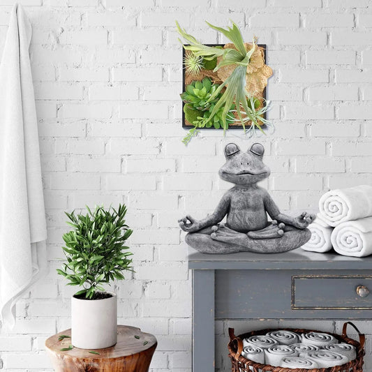 Meditating Frog Meditation Frog Outdoor Decoration Garden Statue Resin Ornaments Garden Courtyard Design - Image 2